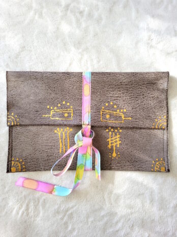 Pochette livre « Safari » ruban coloré