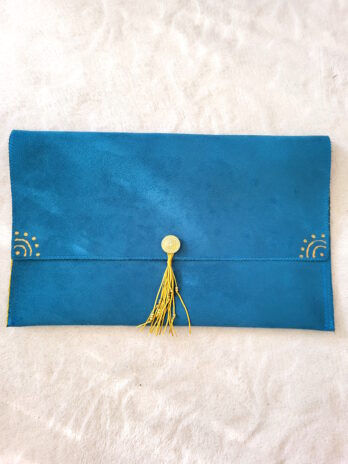 Pochette « Lagon » doré